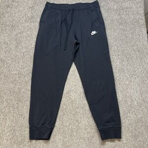 Nike Sportswear Sweatpants Kids XL Black Swoosh Athletic Fleece Gym Jogger (074)